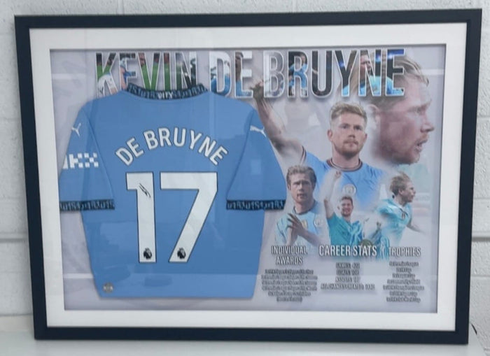Framed Kevin De Bruyne Hand Signed Manchester City Shirt | Official Club COA