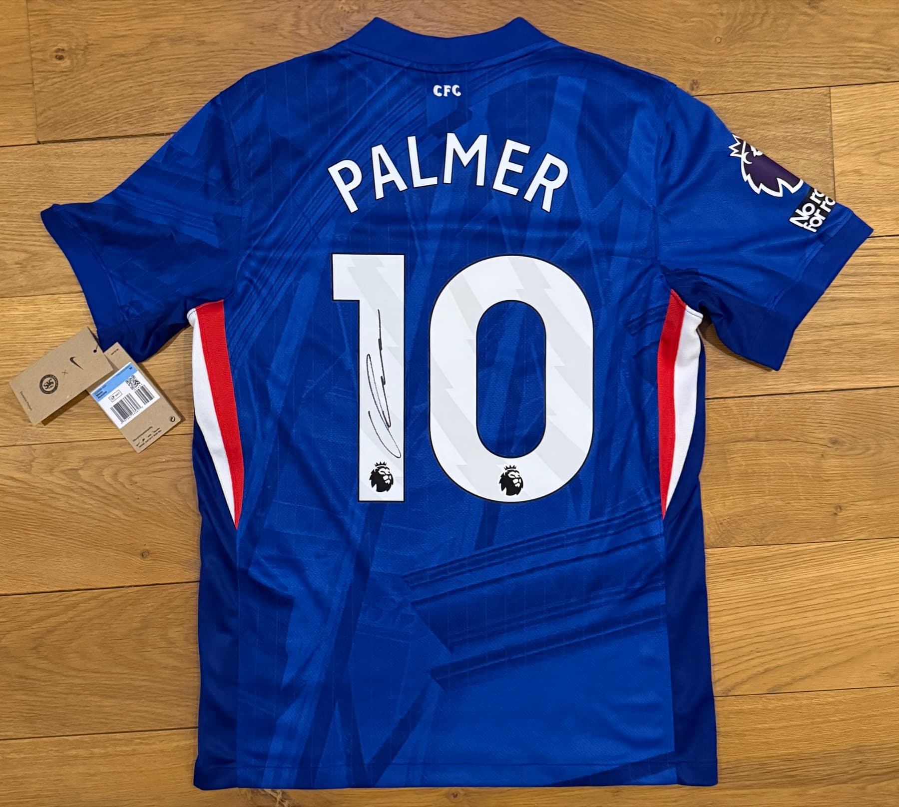 Cole Palmer signed short sleeve shirt