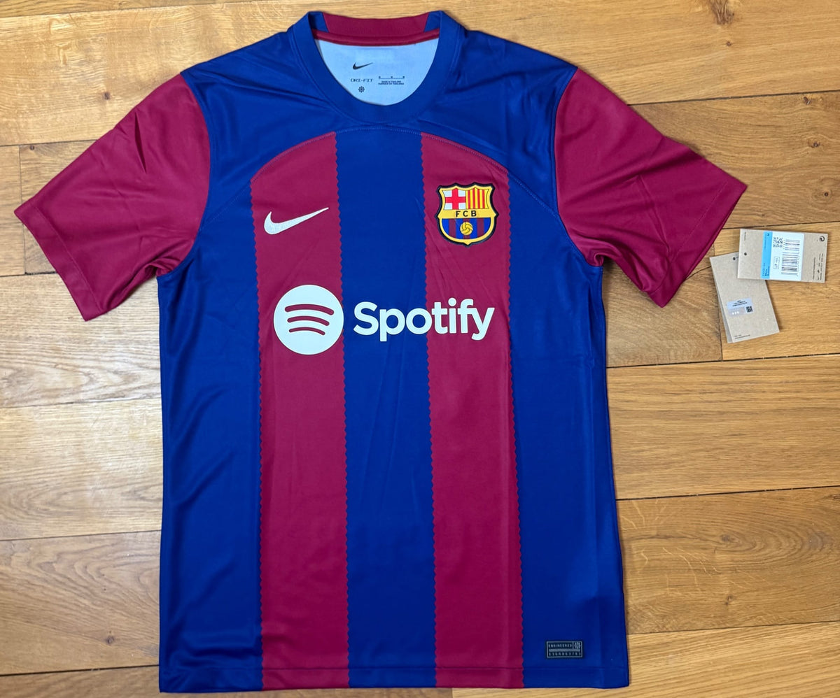 Frenkie de Jong Hand Signed Barcelona 2022-2023 Home Shirt