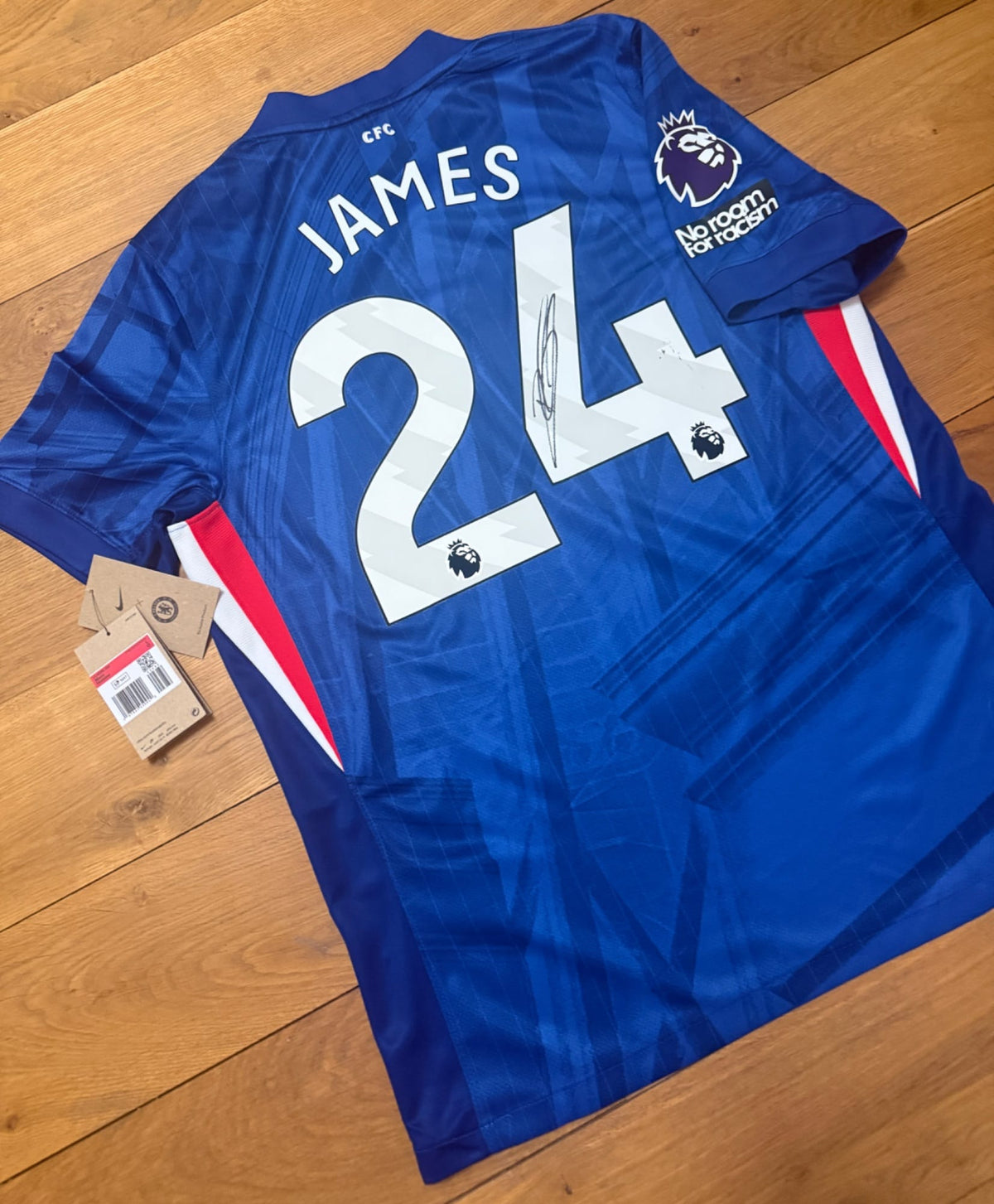 Reece James Hand Signed Chelsea 2025-2026 Home Shirt