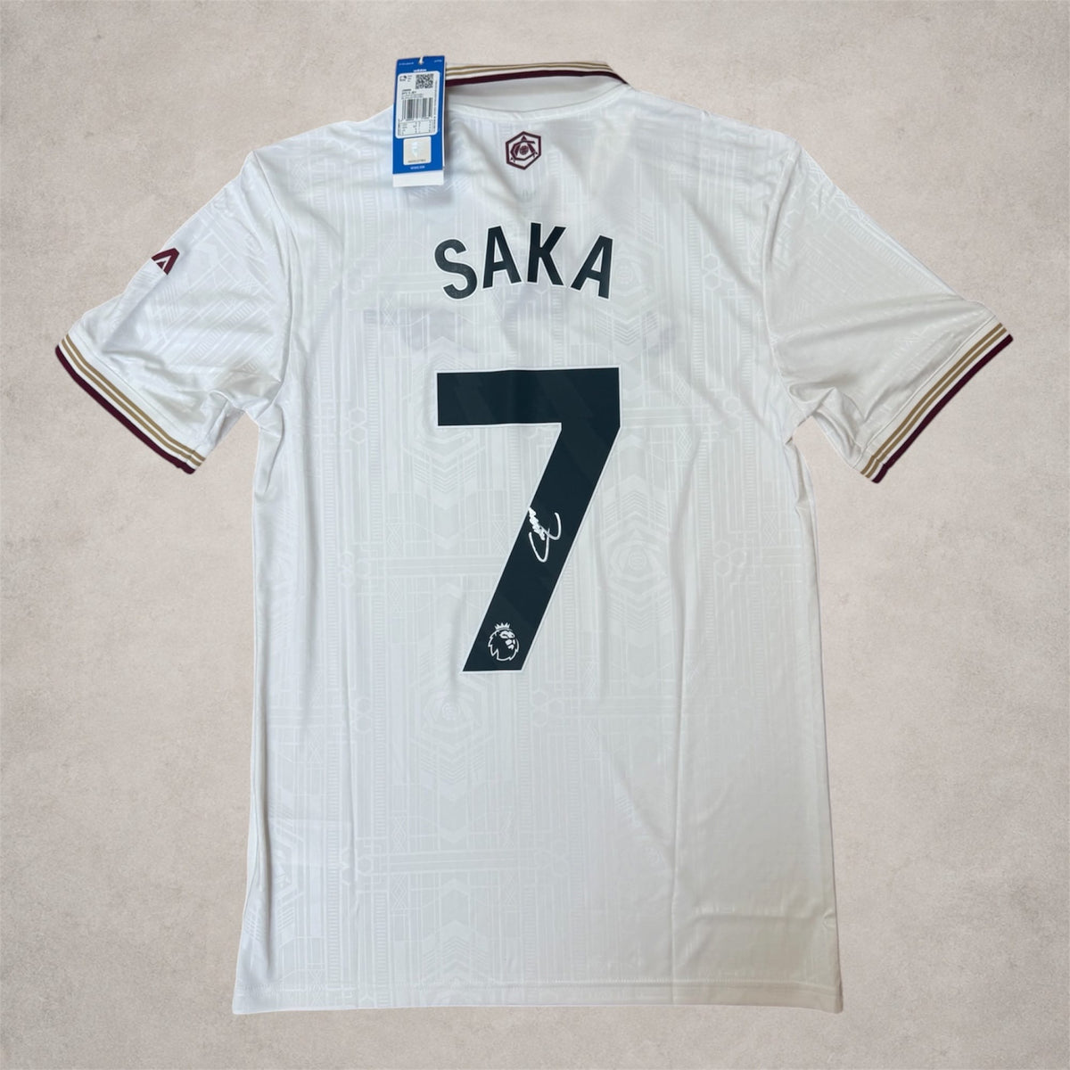 Bukayo Saka Hand Signed Arsenal 2025-2026 Third Shirt (BNWT)