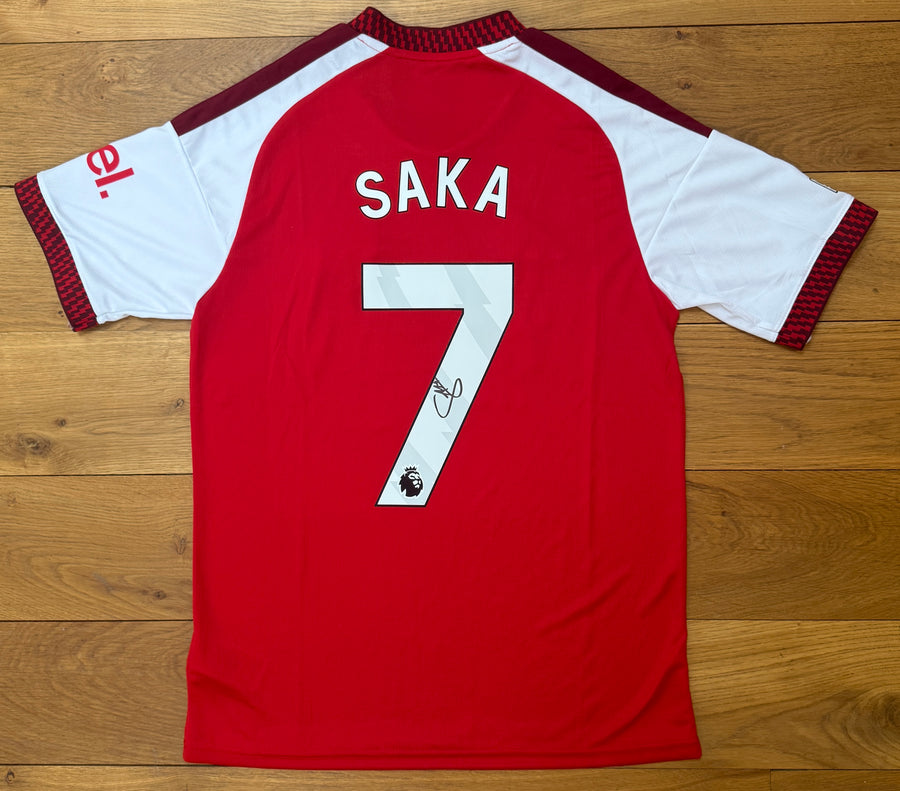 Bukayo Saka Hand Signed Arsenal 2026-2027 Home Shirt
