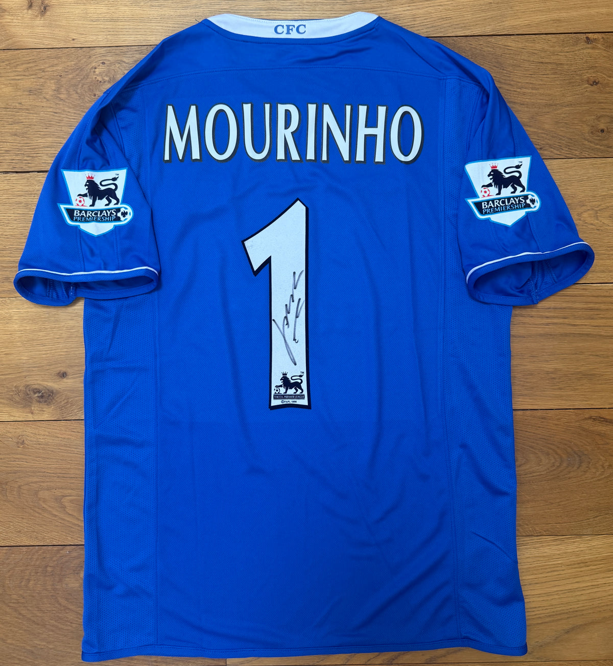 José Mourinho Hand Signed Chelsea 2003-2005 Shirt