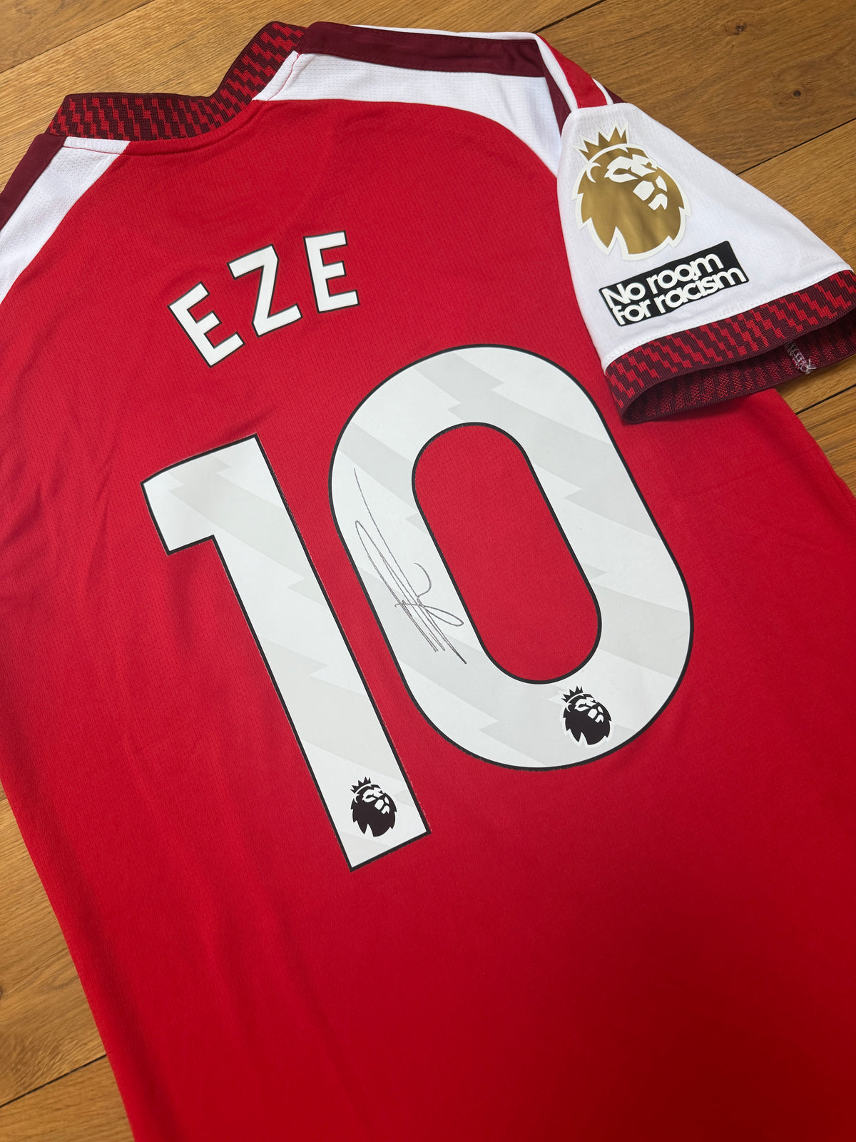 Eberechi Eze Hand Signed Arsenal 2026-2027 Home Shirt